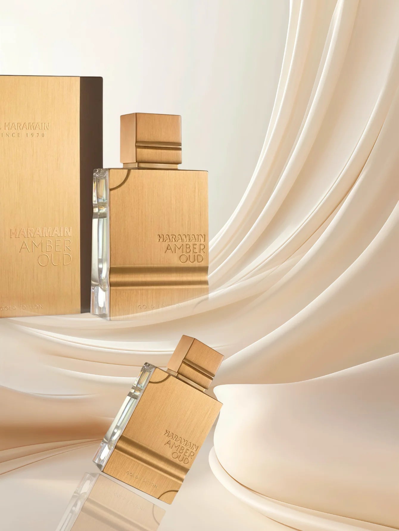 AL Haramain Amber Gold edition, 1 Bottle 2 0z, Warm & Sensual Fragrance, with Sweet Vanilla & Woody Notes