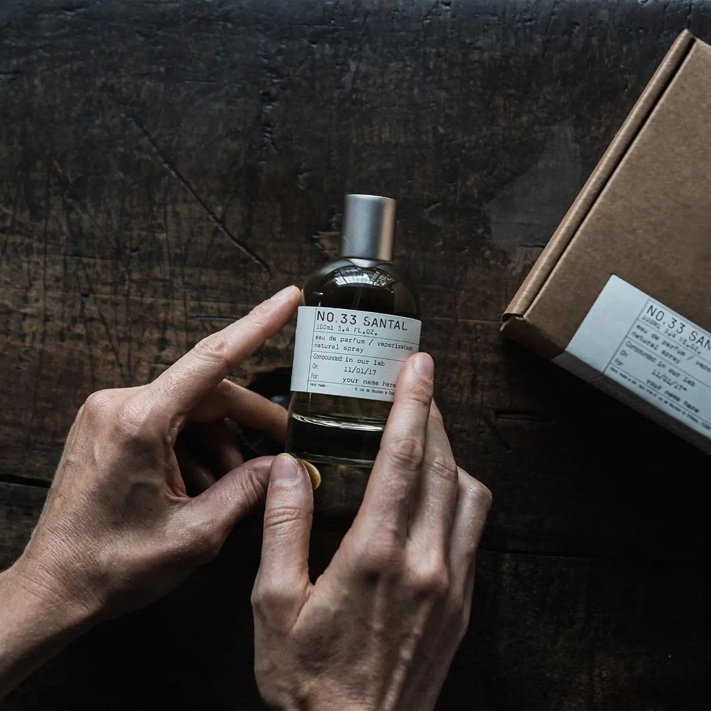 No.33 SANTAL Parfum Spray 3.4oz/100ml Unisex – Signature Sandalwood Scent for Everyday Sophistication