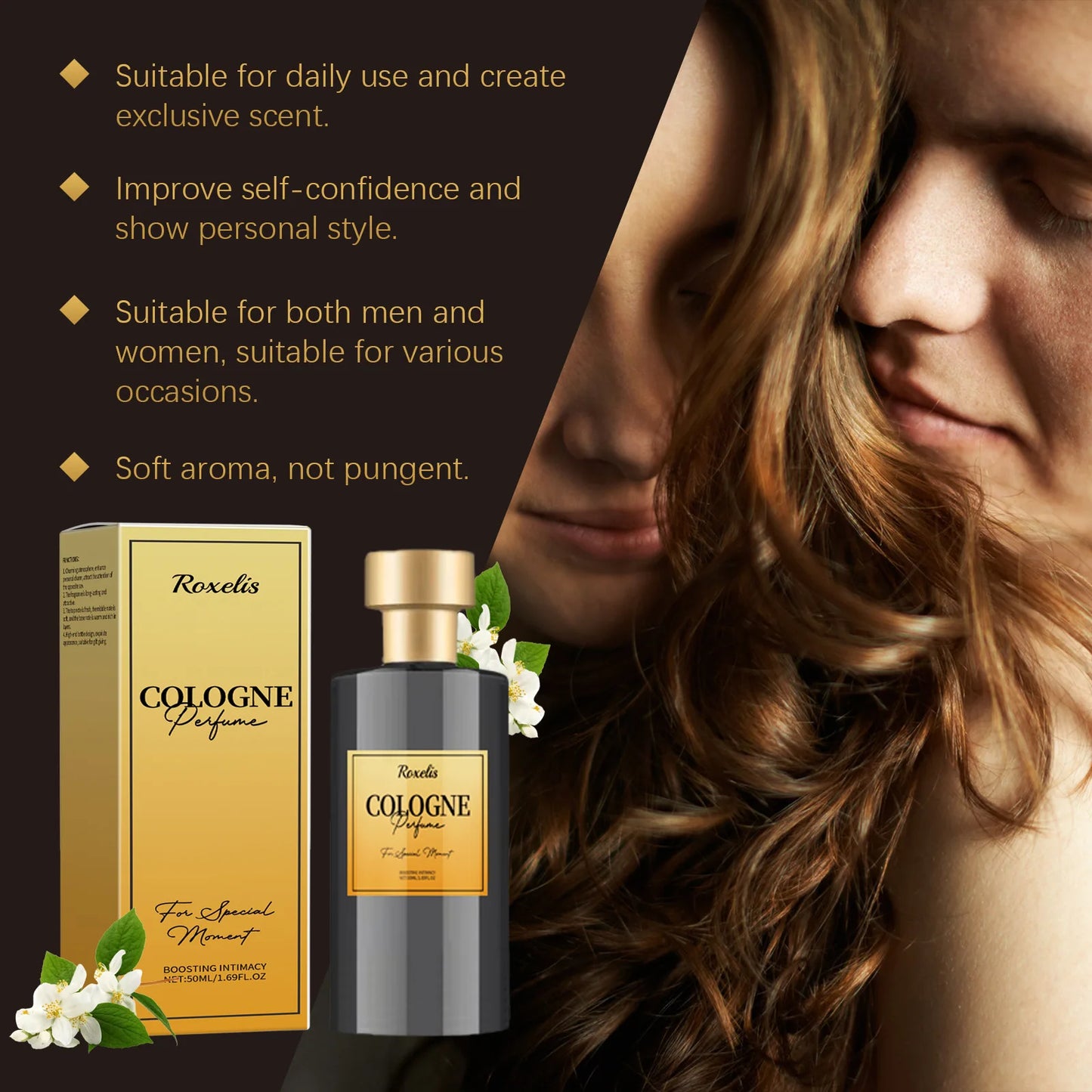 Valentines Day 50mi, Pheromone Perfume, Lasting Fragrance, Fresh Scent, Flirting, Dating, Mens Perfume