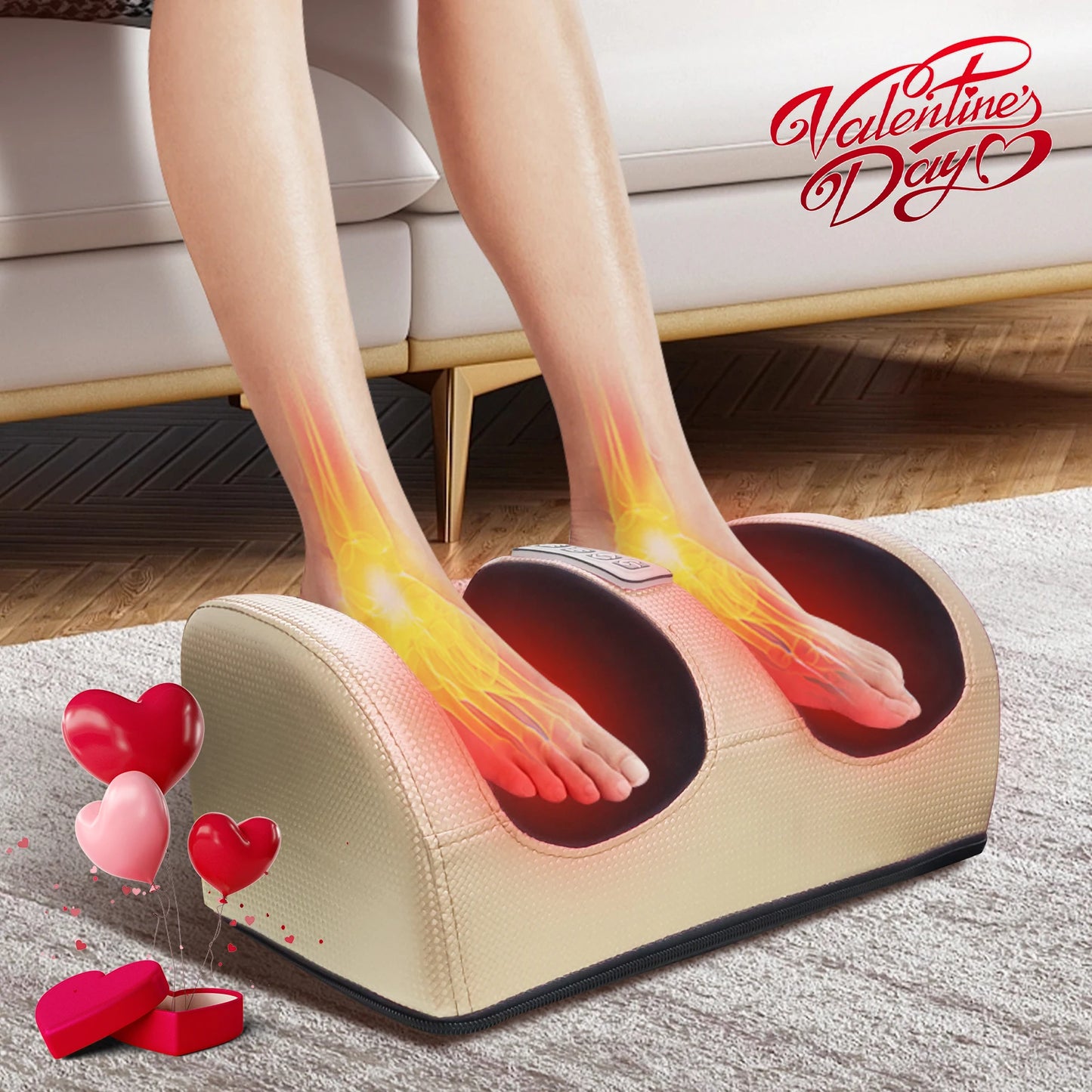 Foot massage, Foot kneading, leg massager electric heating leg machine, Great Gift anytime of Year
