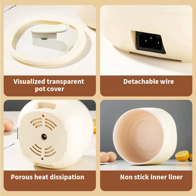 Multifunctional Electric Rice Cooker, Stew Pan, Non-Stick, 220V Hot Pot Cookware for Kitchen