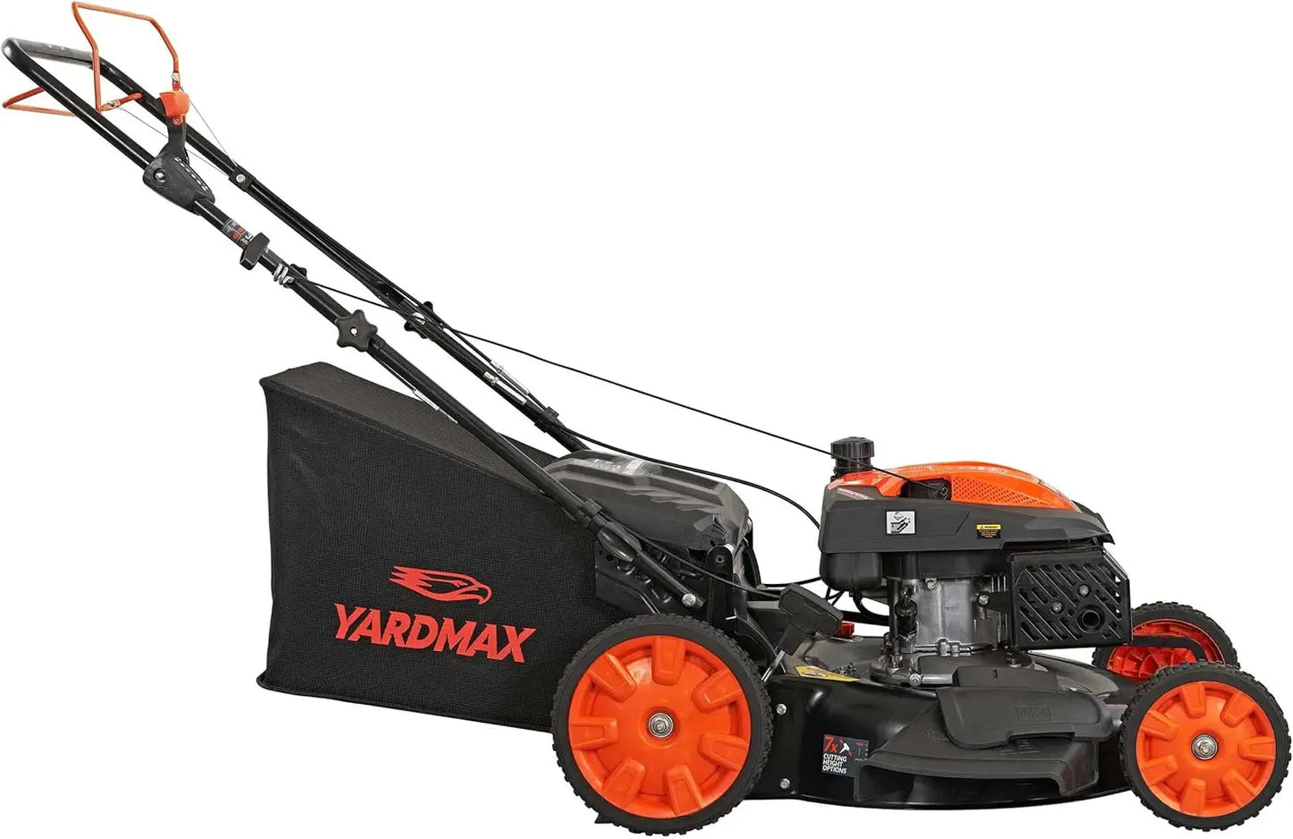 22", 201cc High Wheel , 3 in 1 Gas, Walk Behind, Self Propelled Lawn mower