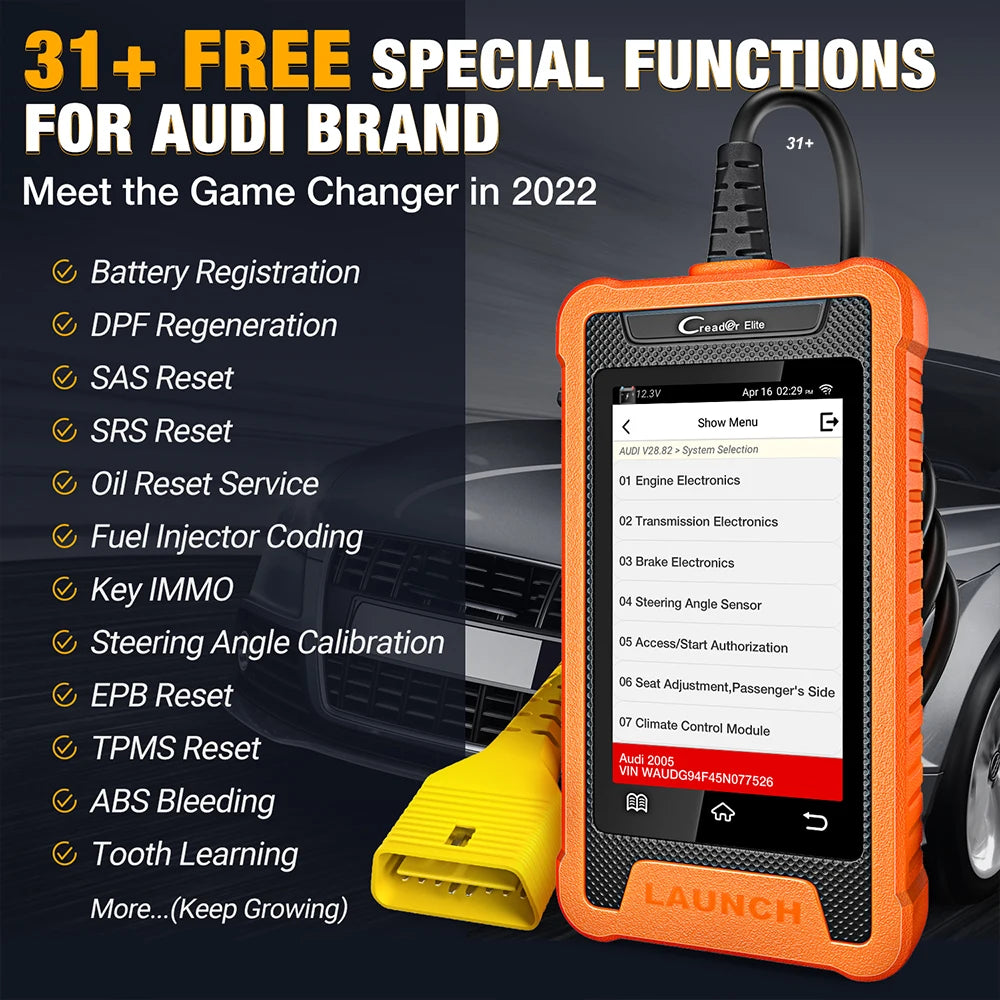2025 X431 Full System OBD2 Diagnostic Scanner ECU Coding ,Active Test Guided Functions