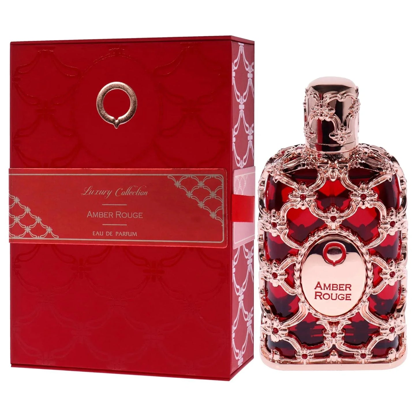 Amber Rouge EAU de Parfum Spray, Luxurious Unisex Fragrance with Amber and Seaweed