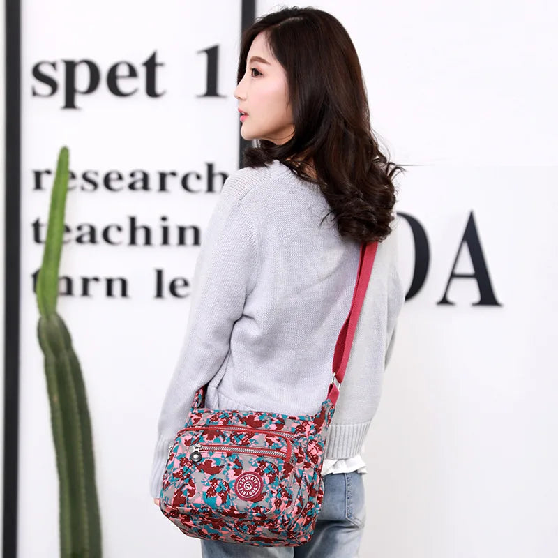 Free Shipping Women Handbags Casual Crossbody Shoulder Bag Women Nylon Waterproof Messenger Bags For Ladies Diagonal Bag Travel