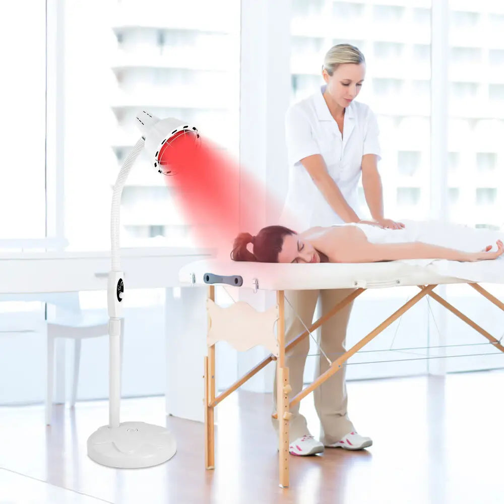 271W IR-Therapy Light Bulb, Muscle Pain Relief, Adjustable Floor Stand,Temperature Control