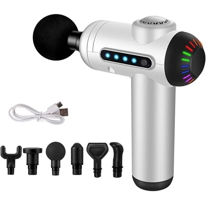 Massage Gun Pocket Fascia Gun Electric 20 Speed Handheld Muscle Percussion Massager