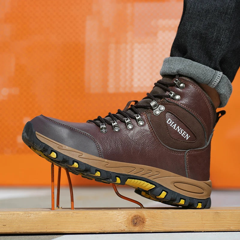 Mens Steel Toe, Anti-Puncture, Indestructible Work Construction, Steel Toe Safety boots