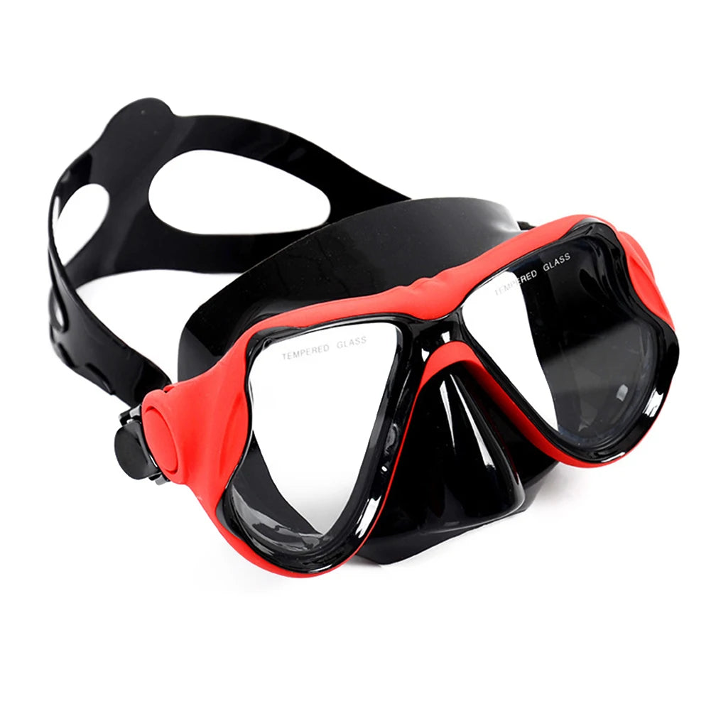 Professional Snorkeling Mask Panoramic View Goggles Wear Resistant Free Diving Mask for Free Swim
