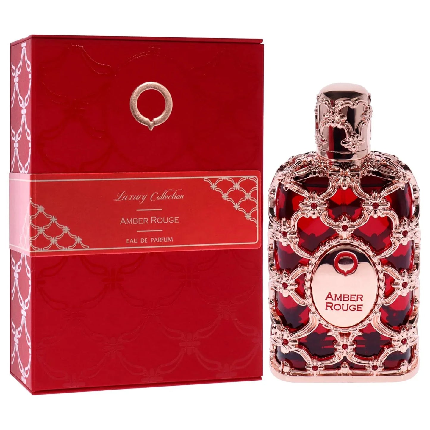 Amber Rouge EAU de Parfum Spray, Luxurious Unisex Fragrance with Amber and Seaweed