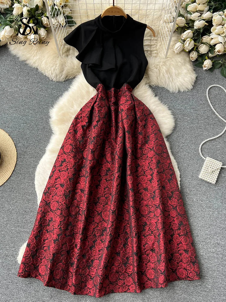Floral Summer Party, Sleeveless Dress