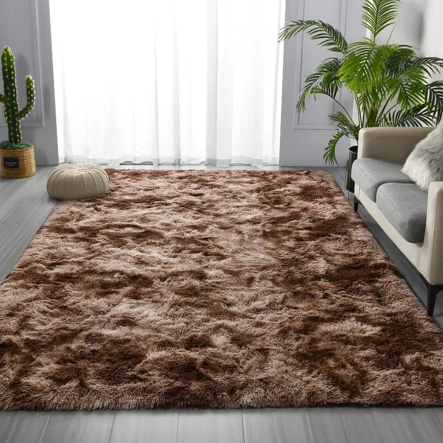 Plush, Super Soft Velvet Rug, Shaggy for Bedroom, Living Room, Kids Room
