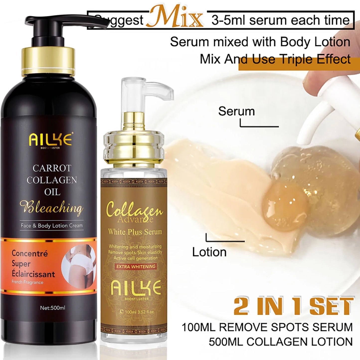 Moisturizing Body Serum, Reduces Spots