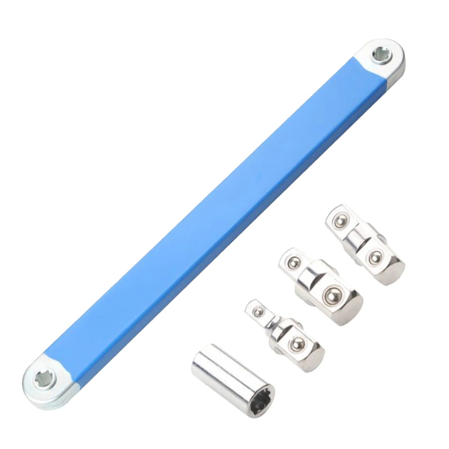 Multifunctional Professional/Household Ratchet, Adjustable Ends, Extended Reach Wrench for Air, Refrigeration