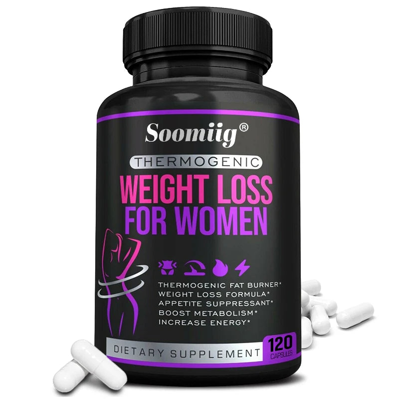Thermogenic Fat Burner - Natural Appetite Suppressant, Immunity and Metabolism Booster, Weight Management, Immunity,120 Capsules