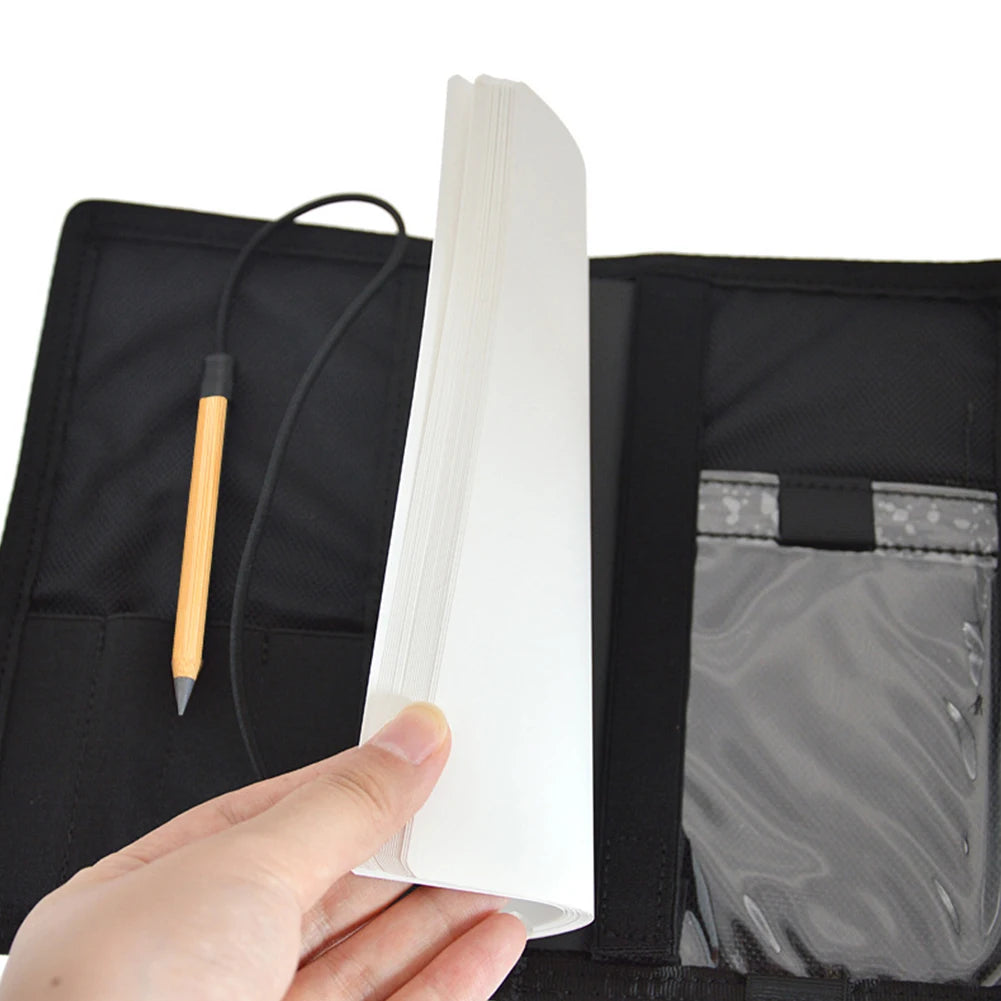 Multifunctional Wet Notes Notepad ,PP Synthetic Paper, Dive Writing Slate Board PU Coated, for Scuba Diving Snorkeling