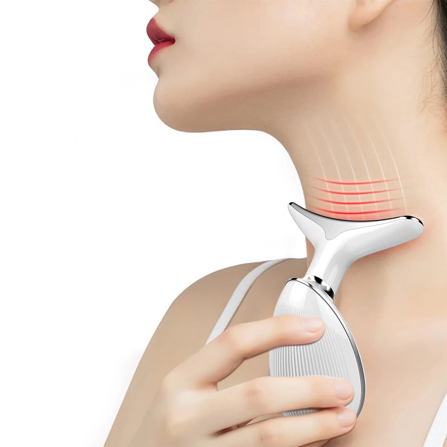 Dual Ring Roller, lifting and Tightening Massager, Upgraded neck massager USB Charging, Great Holiday Gift
