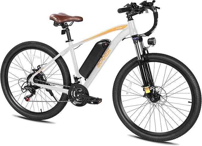 Adults, 26" Electric Mountain Bike, with Peak 750W Motor, 22 mph Top Speed, 21-Speed Lightweight