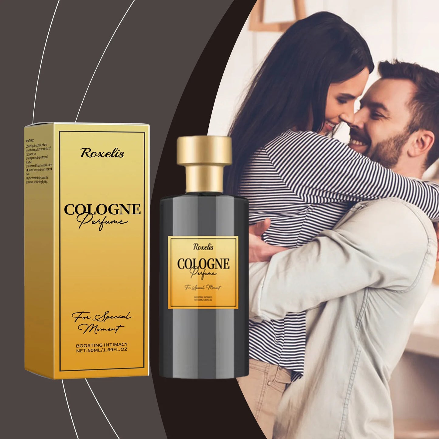 Valentines Day 50mi, Pheromone Perfume, Lasting Fragrance, Fresh Scent, Flirting, Dating, Mens Perfume