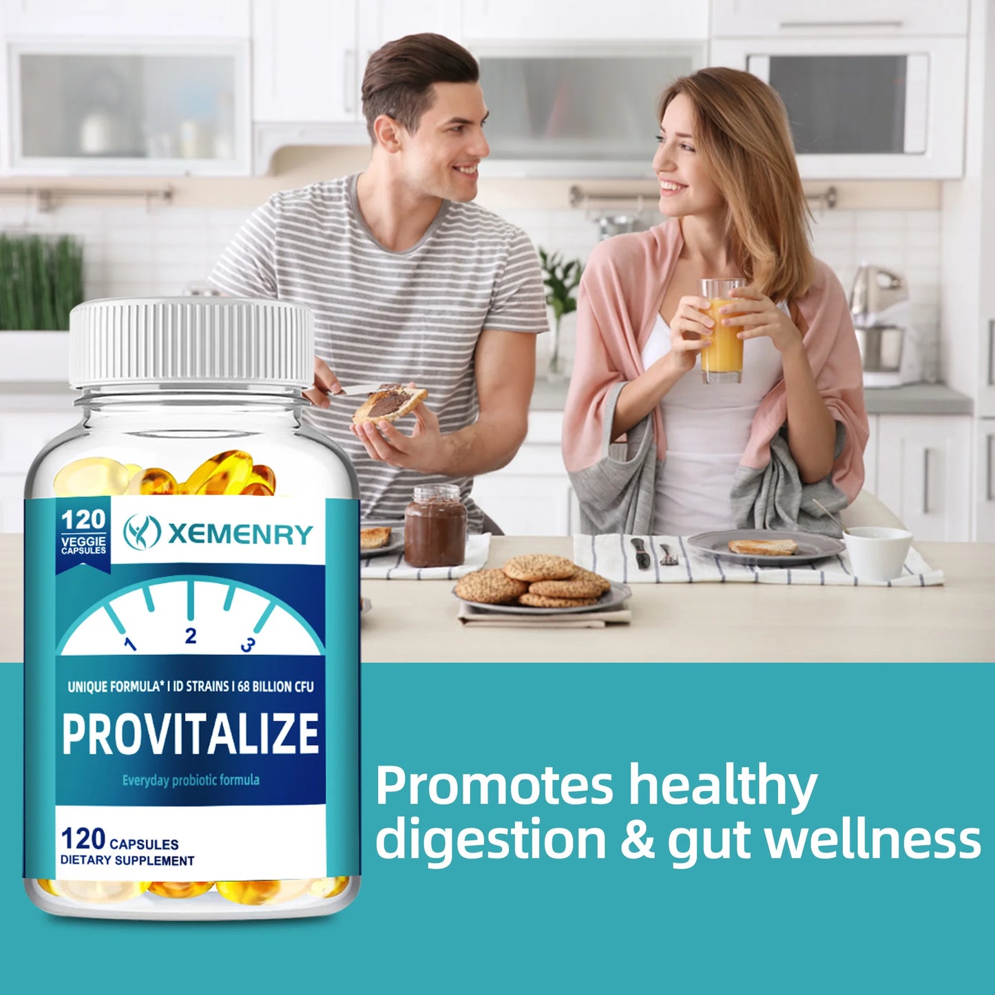 Weight Management, Gut Health, Digestive Support, Bloating Relief - 120 Capsules