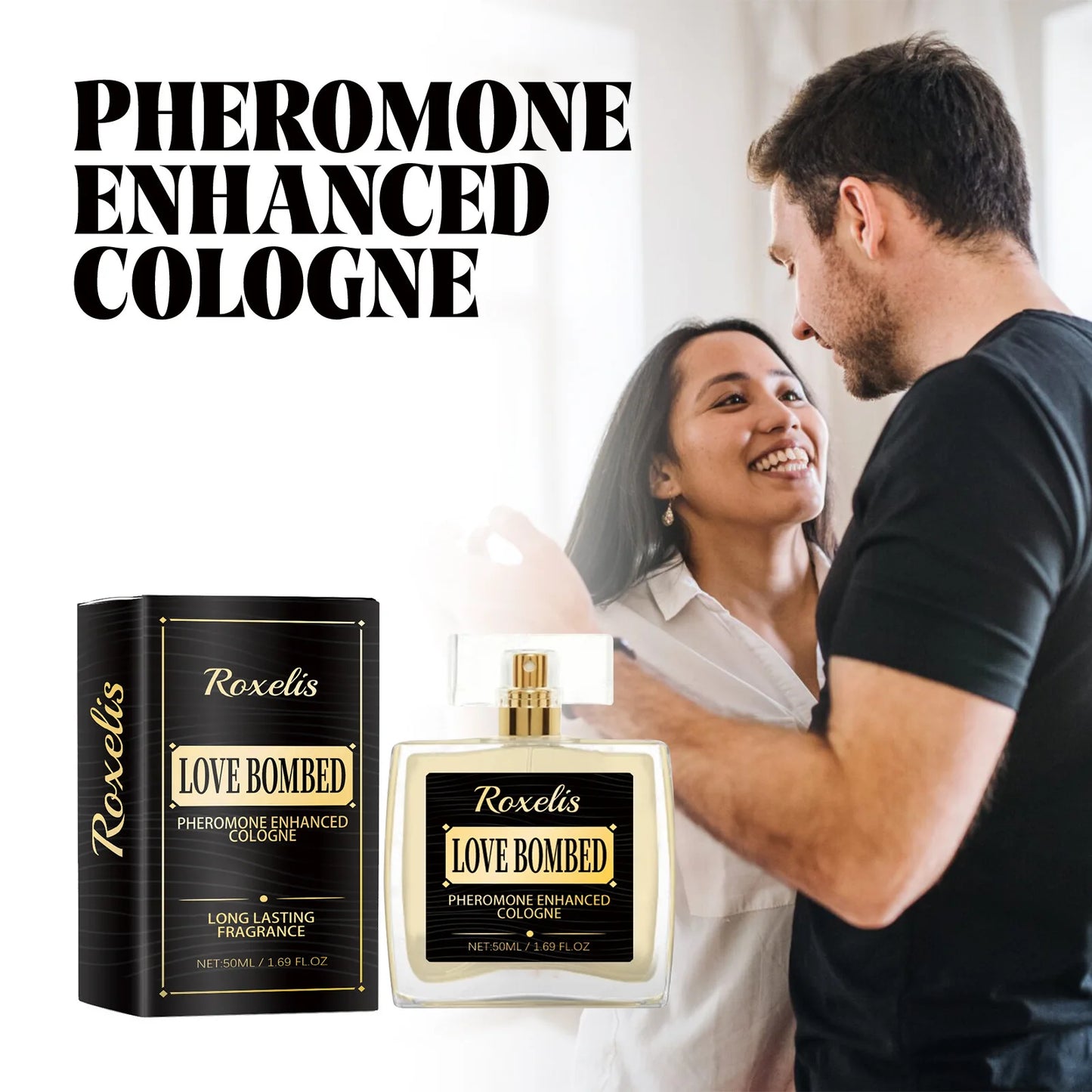Men's Flirting, Dating, Romantic Perfume, 50mi Deodorant Mist, Long Lasting Fragrance