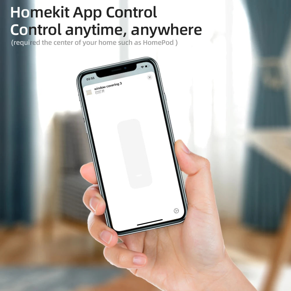 WiFi Homekit Smart Curtain Motor, with Custom Track,Alexa Google, Alice,  Voice Control Electric Stage Curtain