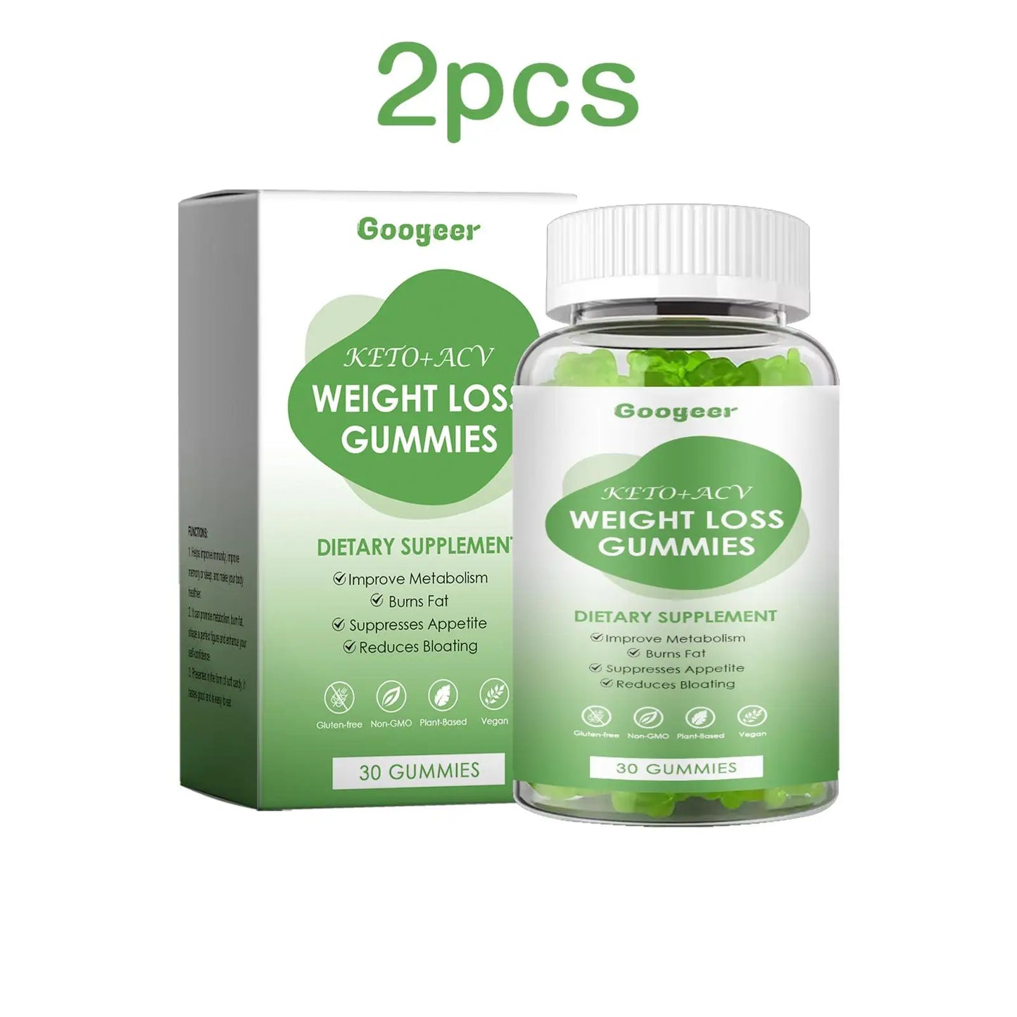 30pcs Slimming Body Gummies, Fat Burner Energy Support ,Dietary Supplement, Fruit Flavor, Anti Cellulite Weight Loss Gummies