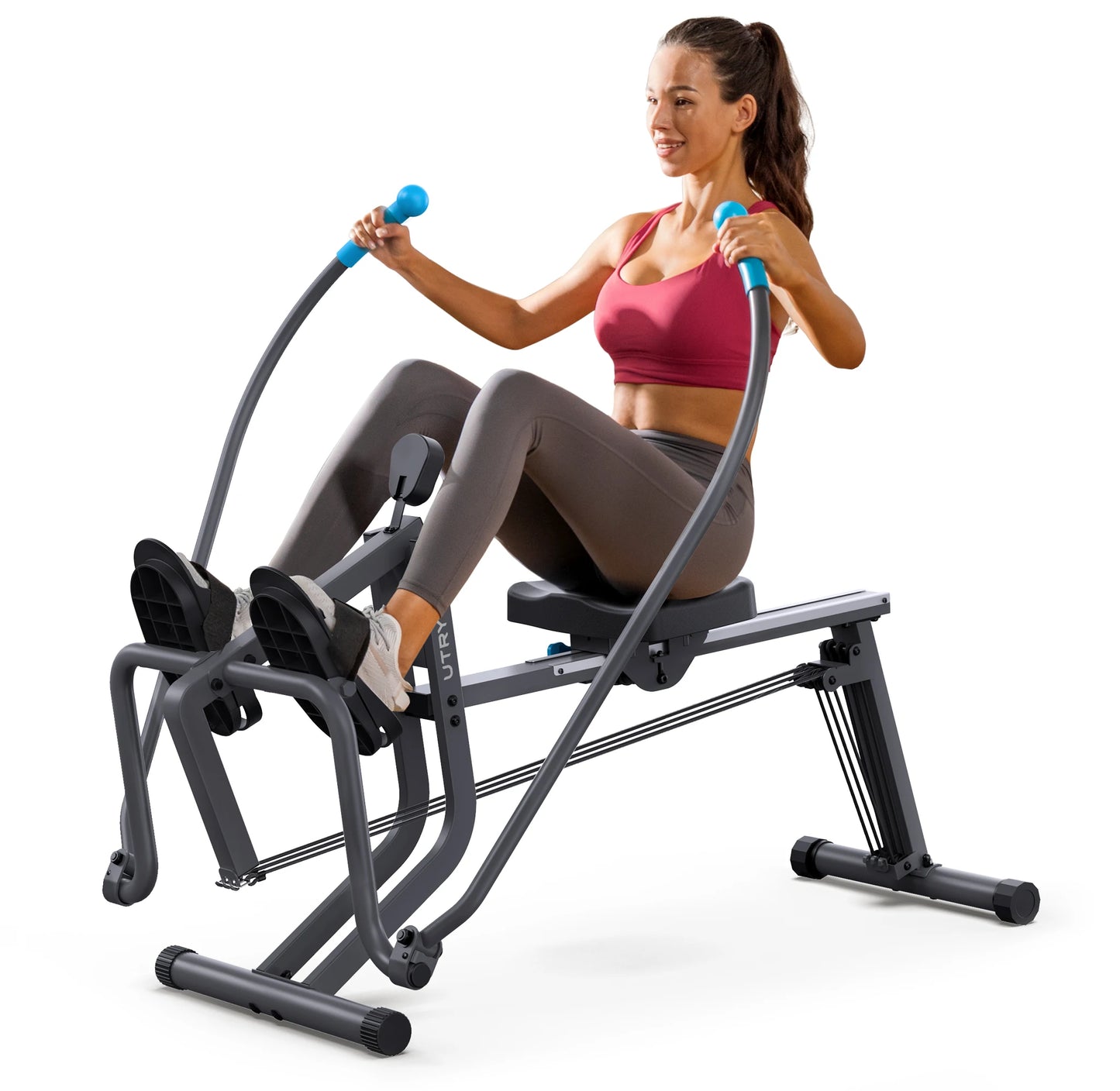 Space Saving smooth Rowing, Space Saving Rowing Experience, Quiet Operation Foot Rest, Adjustable Ergonomic Seat, Home Gym