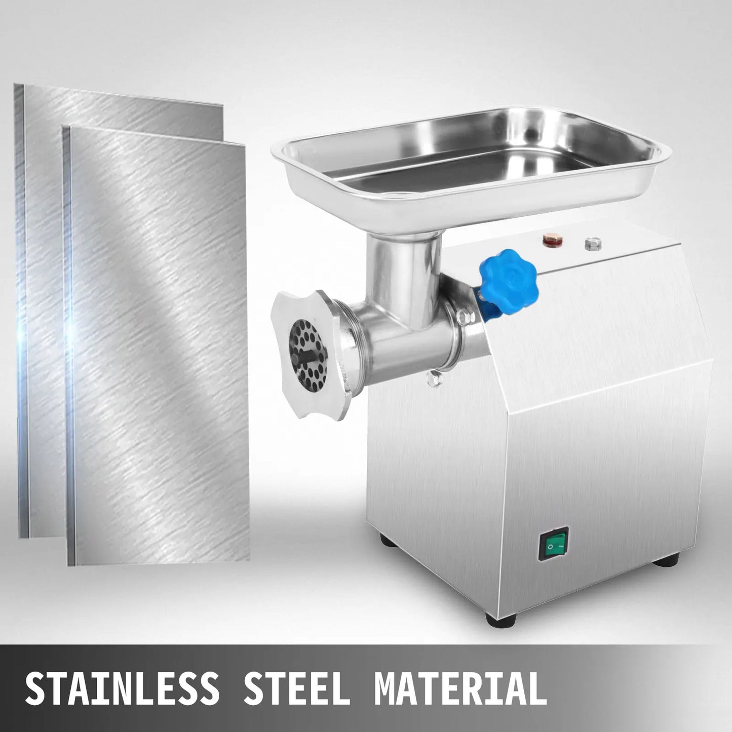 Electric Meat Grinder/Mincer, 250Lbs/hr,1100W Commercial Kitchen Chopper, Food Processor, Sausage Maker