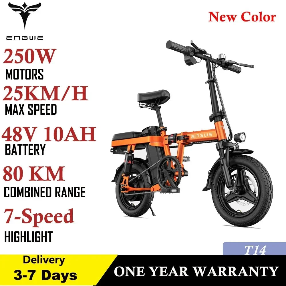 1200W Motor, 48V 29AH, Engine 26x24x20, Fat Tires, Folding mountain E-Bike