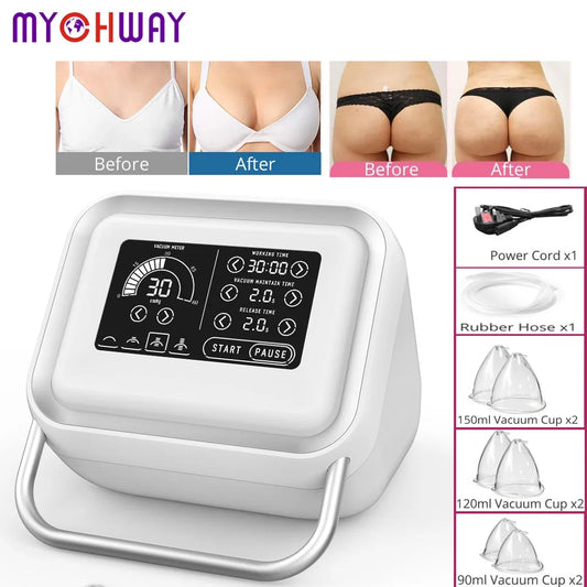 6 Butt Lifting Cups, Vacuum Cupping Machine, Butt Vacuum Cupping Machine