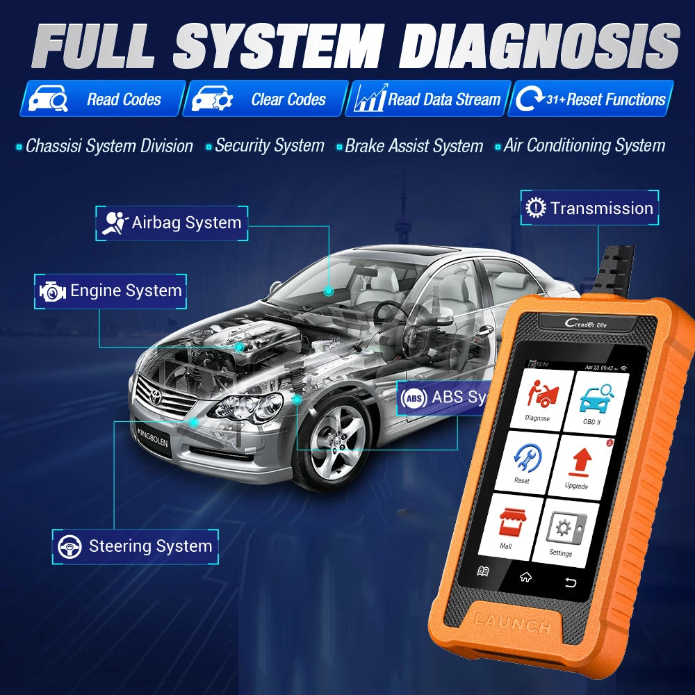 2025 X431 Full System OBD2 Diagnostic Scanner ECU Coding ,Active Test Guided Functions