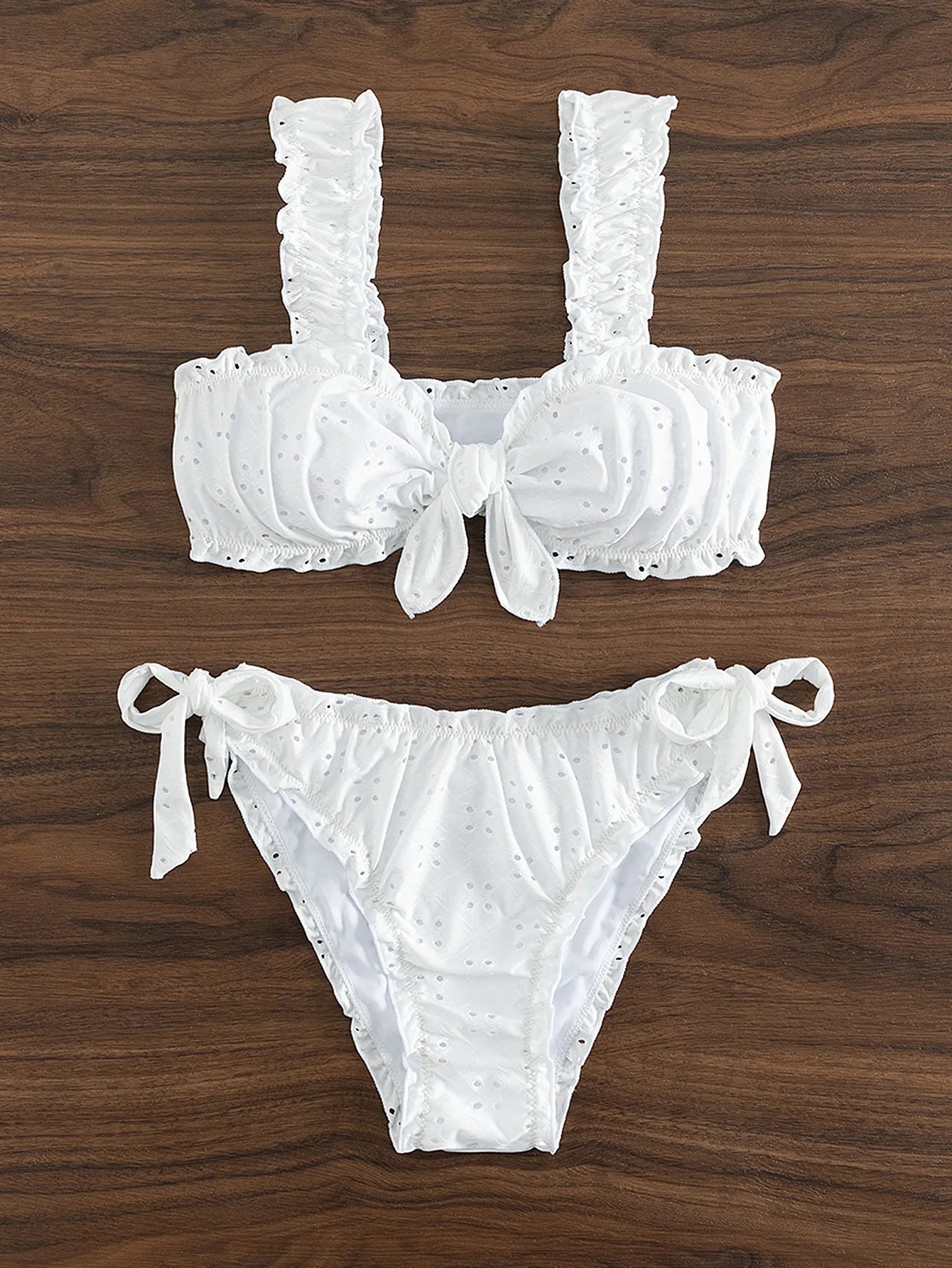 Women's Front Knot Side Tie Knot, Sexy Female Bathers, Beachwear Swimwear
