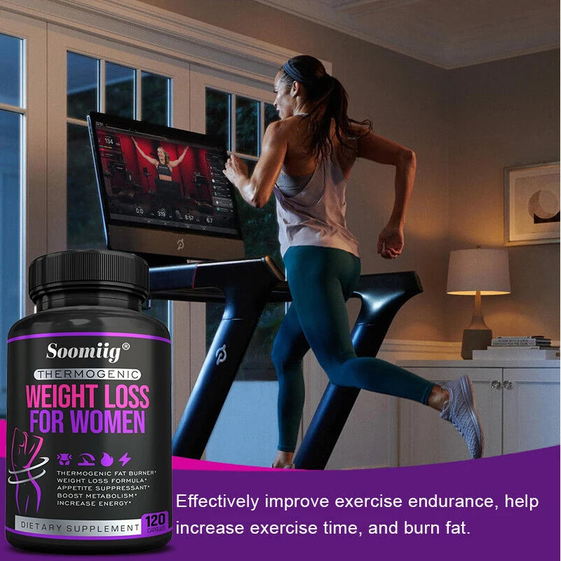 Thermogenic Fat Burner - Natural Appetite Suppressant, Immunity and Metabolism Booster, Weight Management, Immunity,120 Capsules