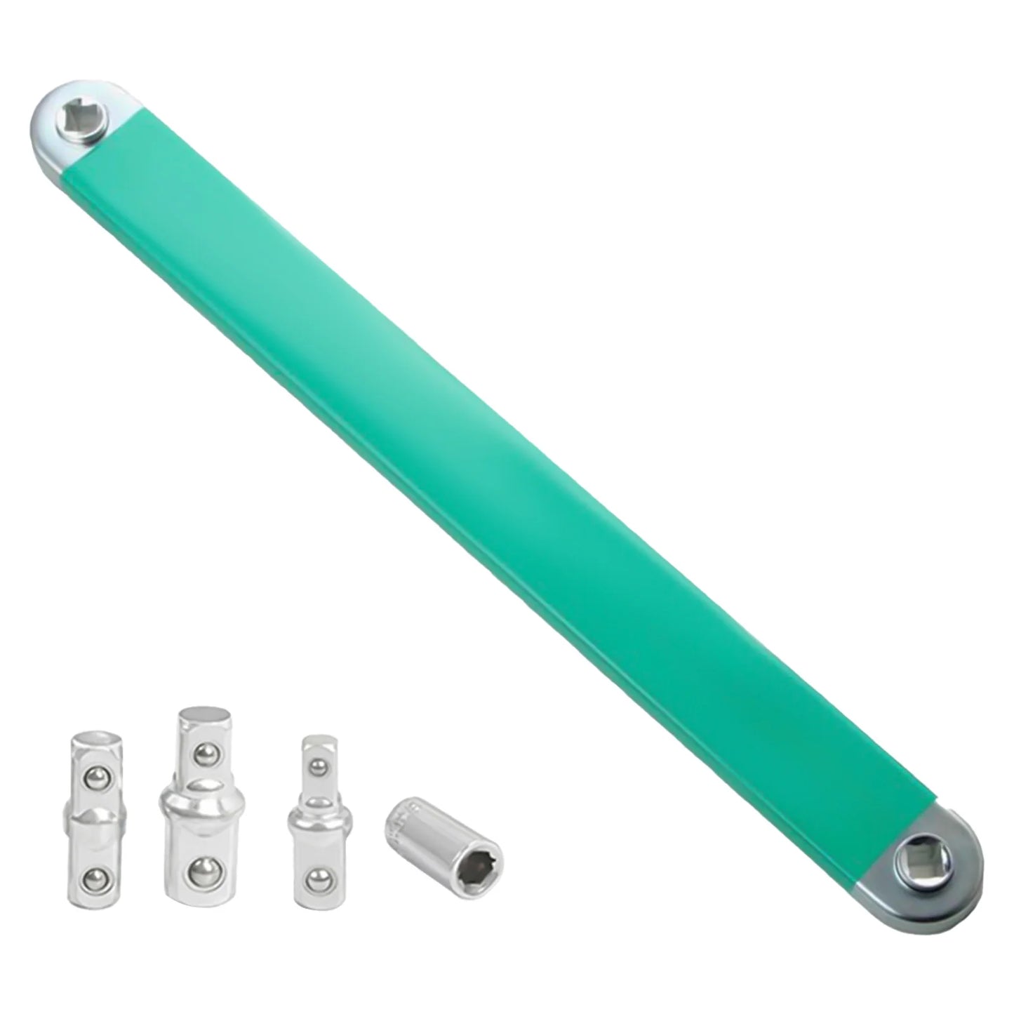 Multifunctional Professional/Household Ratchet, Adjustable Ends, Extended Reach Wrench for Air, Refrigeration