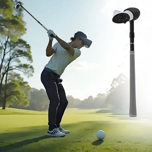VR Golf Club, VR Golf Handle Grip Non-Slip VR, Grip 80 Degree Keep Tracking for Meta Quest 3S/Quest 3/Quest 2 Controller