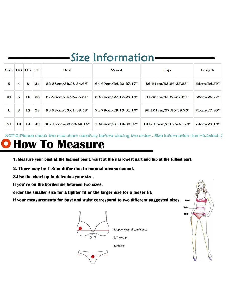 Women's Front Knot Side Tie Knot, Sexy Female Bathers, Beachwear Swimwear