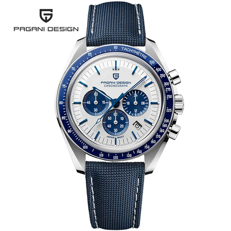 Sport Panda Mens Watch, Quartz Chronograph, Luxury Business Watch, Mechanical Automatic Waterproof Sapphire Mirror