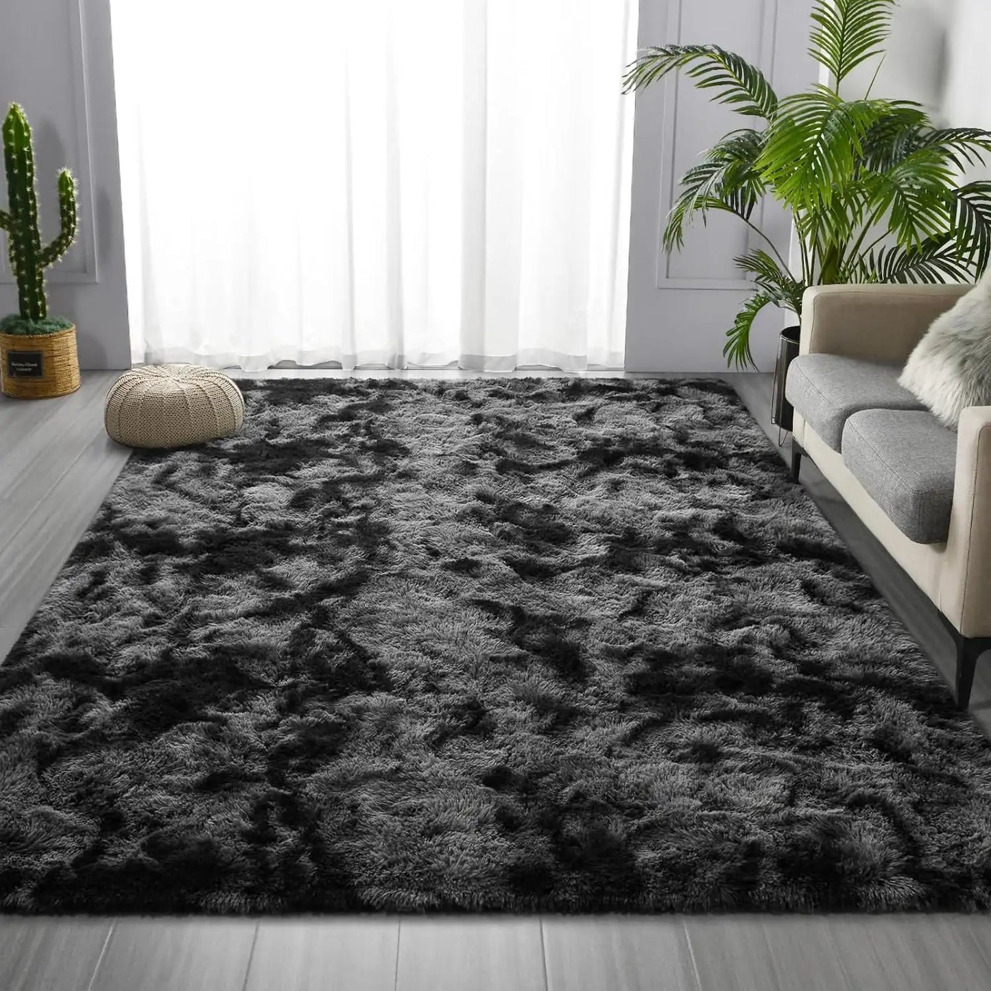 Plush, Super Soft Velvet Rug, Shaggy for Bedroom, Living Room, Kids Room