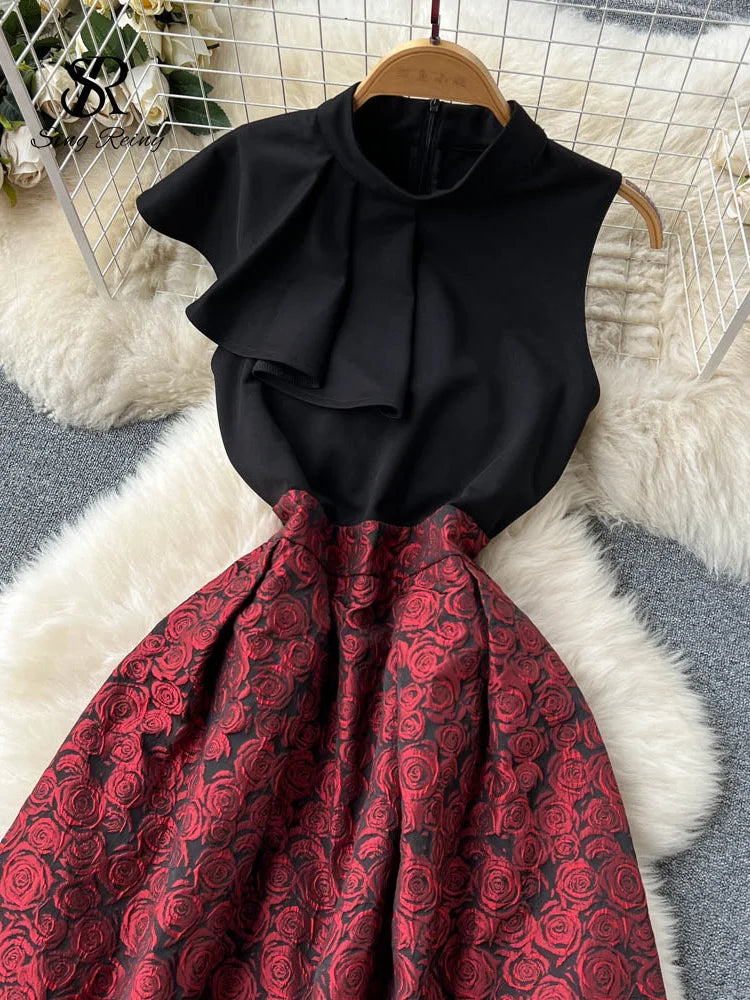 Floral Summer Party, Sleeveless Dress