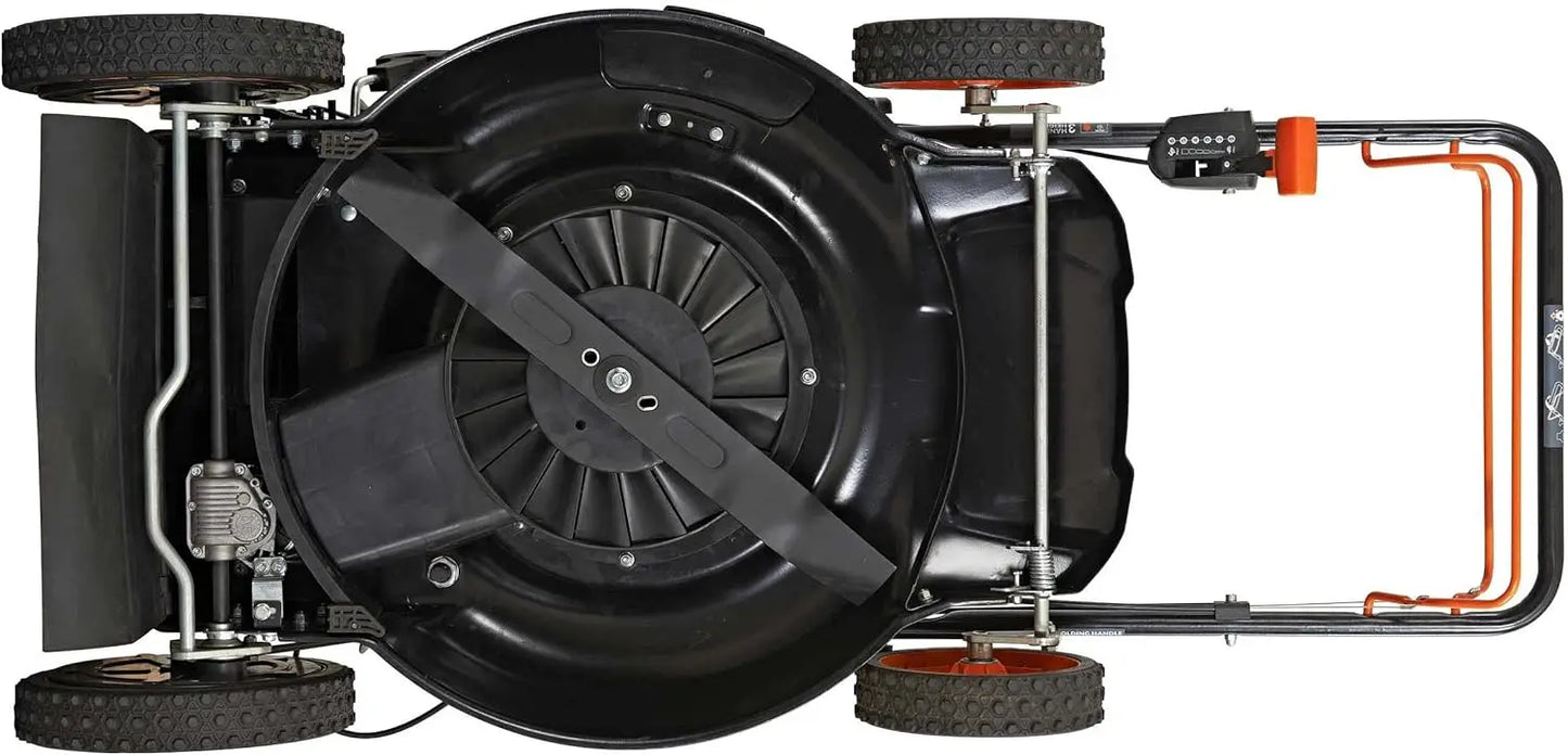 22", 201cc High Wheel , 3 in 1 Gas, Walk Behind, Self Propelled Lawn mower