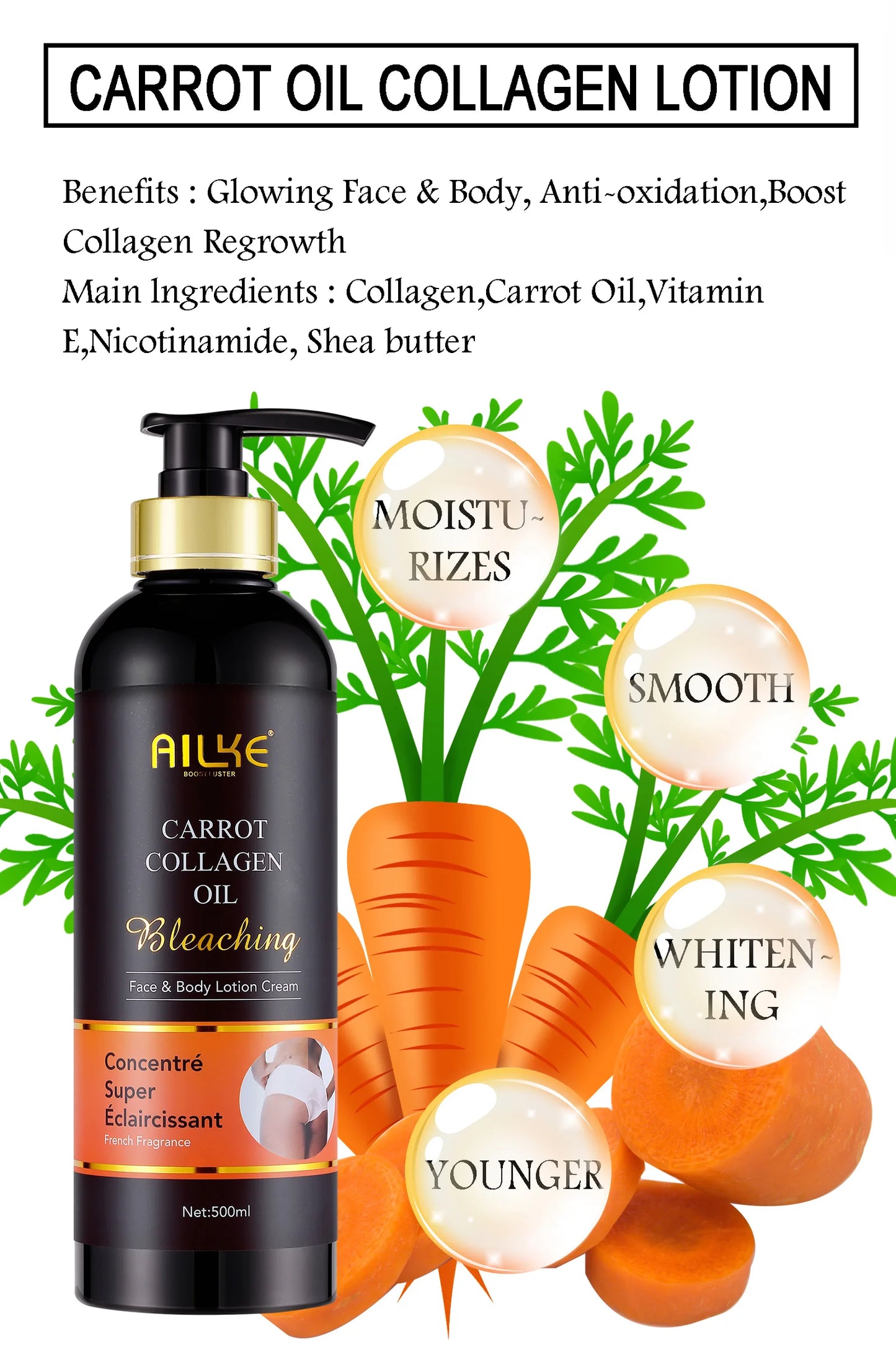 Moisturizing Body Serum, Reduces Spots