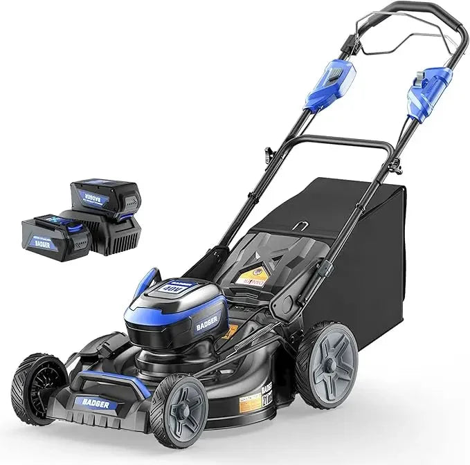 21" Brushless 40V Cordless Self Propelled Mower, Height Adjustable,Battery and Charger Included