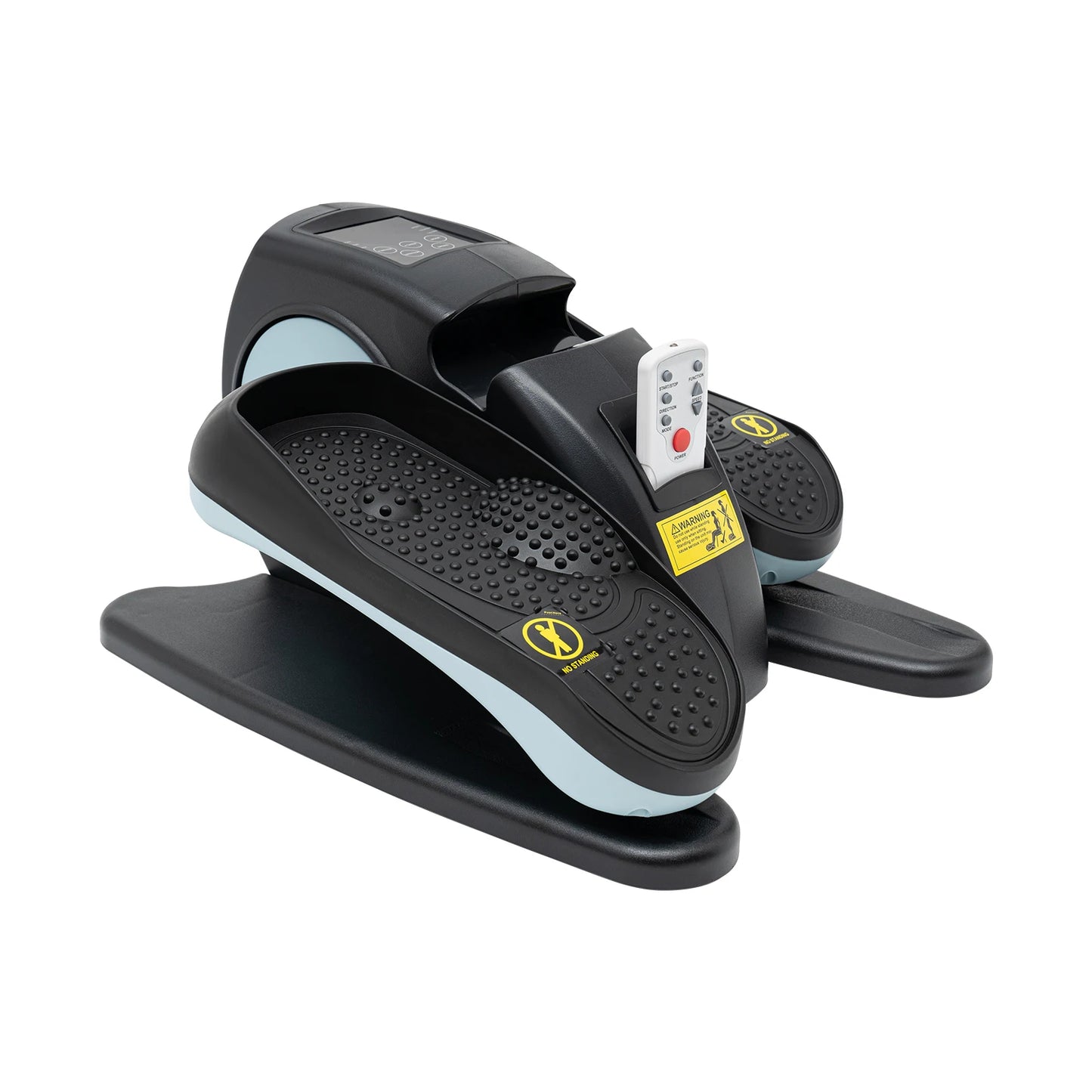 Seated Leg-Foot Pedal Exerciser, LCD Screen, Portable, Under Desk Elliptical