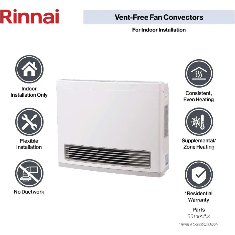Energy Efficient,Programmable Thermostat, Ventless Heater