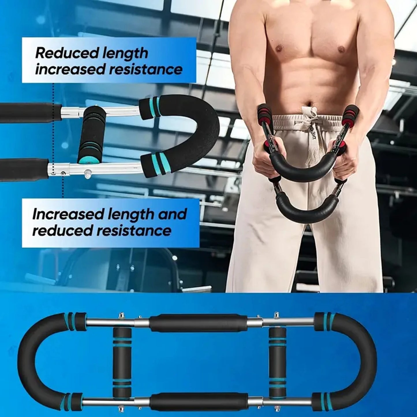 Fitness Equipment, Arm Trainer power Twister Bar, Men/Women Home Fitness. Twister Hand Strength Gripper