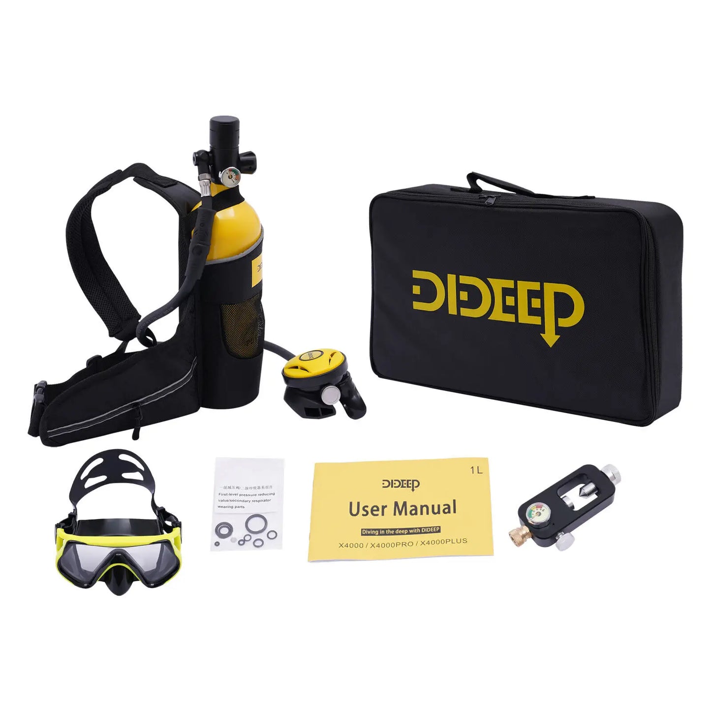 Mini Scuba Tank , reusable, Breathing Capacity For 15-20 Minutes Underwater