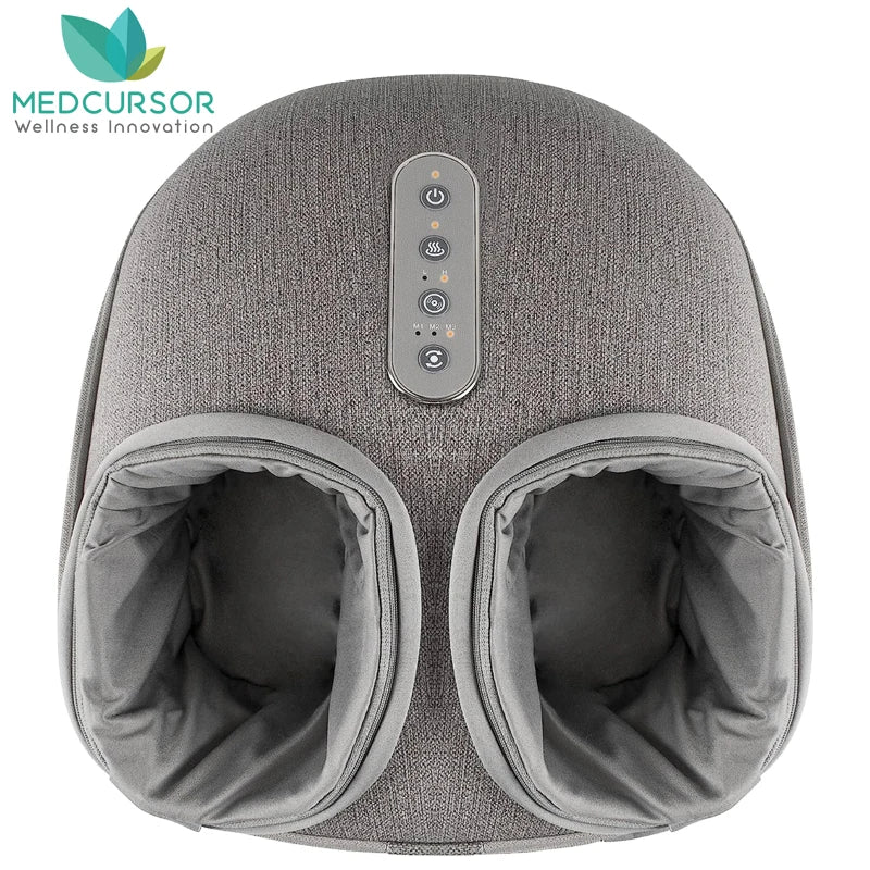 Foot Massager Heating Therapy, Adjustable Deep Kneading Roller, Muscle Relaxation, Pain Relief, for Home Office