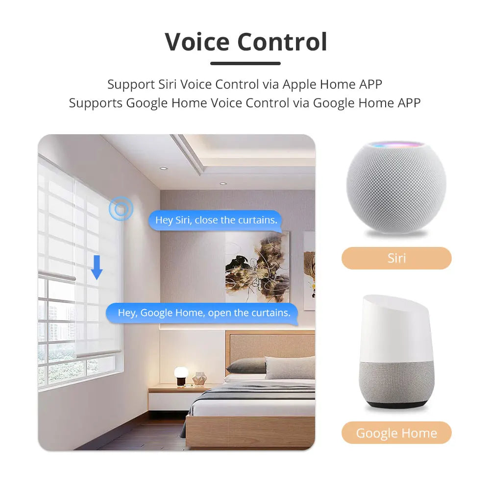 Smart Roller Shade Blinds Motor, Built in Battery for 38mm Tube Home Kit, Home Smartthings App