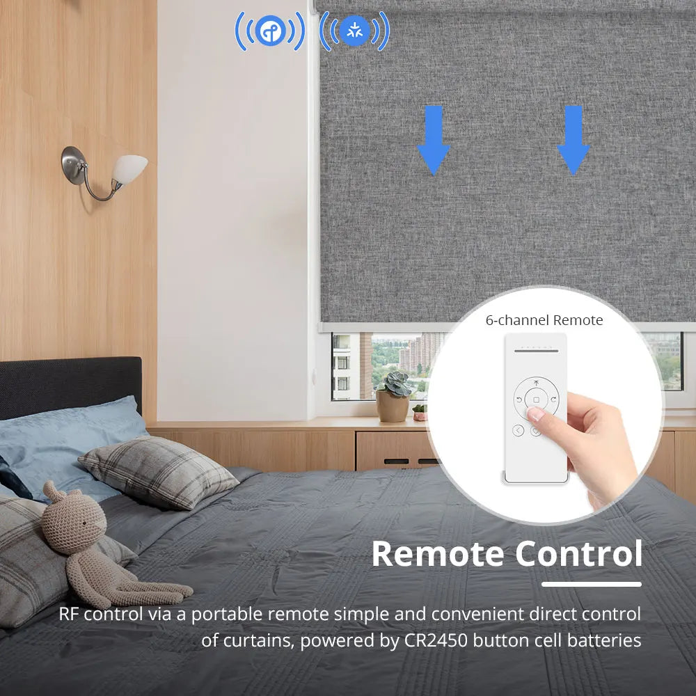 Smart Roller Shade Blinds Motor, Built in Battery for 38mm Tube Home Kit, Home Smartthings App